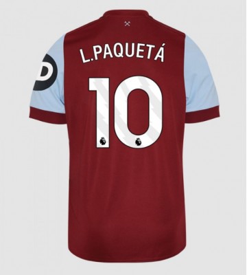 West Ham United Lucas Paqueta #10 Replika Hjemmebanetrøje 2023-24 Kortærmet